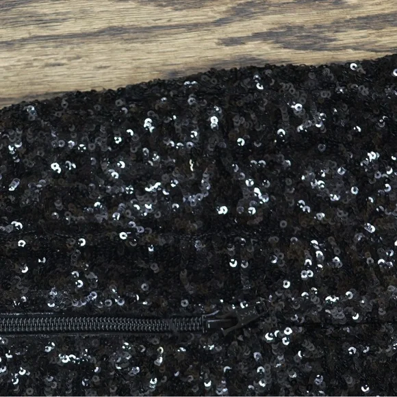 Black Sequin Boots - Picture 3 of 5